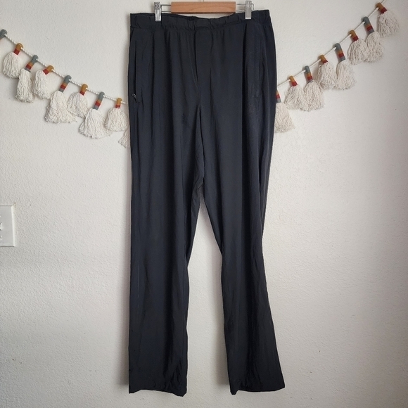 Lululemon Gray Slim Reflective Slim Leg Athletic Pants Activewear Training L - Picture 1 of 12